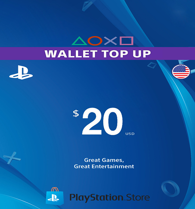 Carte Playstation Network 20$ USA