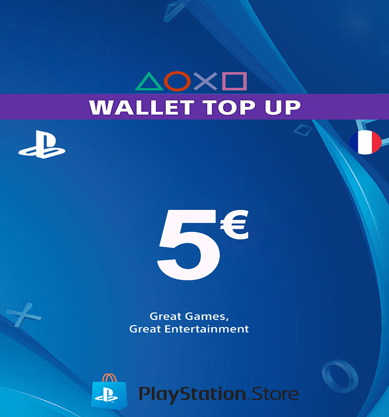 Carte Playstation Network 5€ FRA