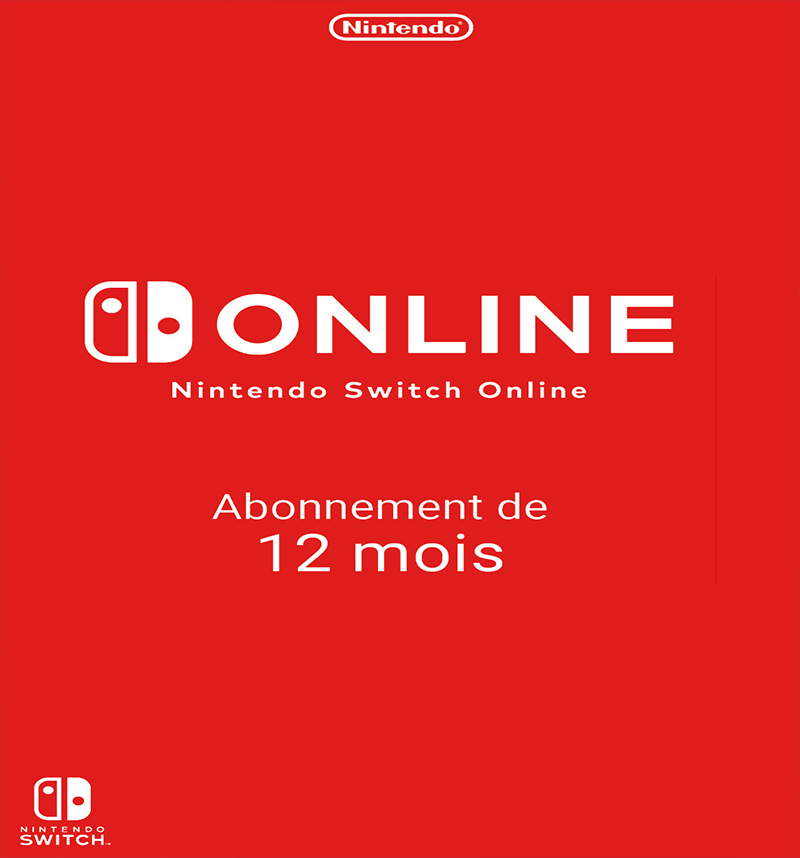 Abonnement Familial Nintendo Online 12 Mois