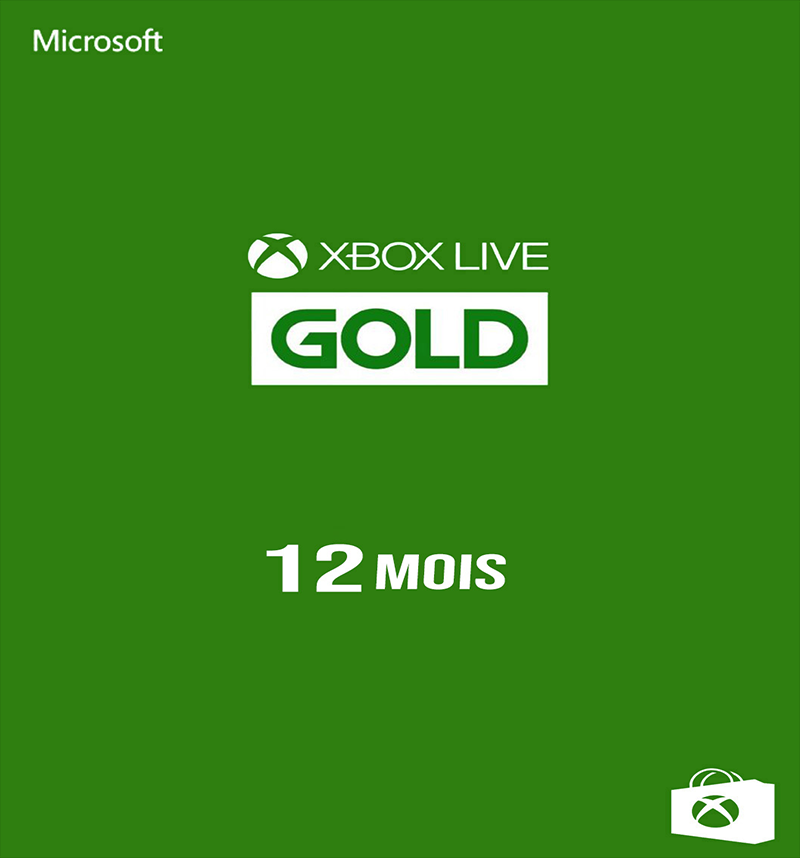 XBOX LIVE GOLD 12 MOIS